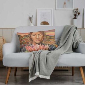 Namaqualand Beauty Limited Edition Scatter Pillow 60 x 40 by Tanja van Biljon
