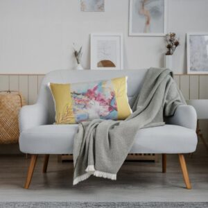 Cherry Blossom Limited Edition Scatter Pillow by Tanja van Biljon