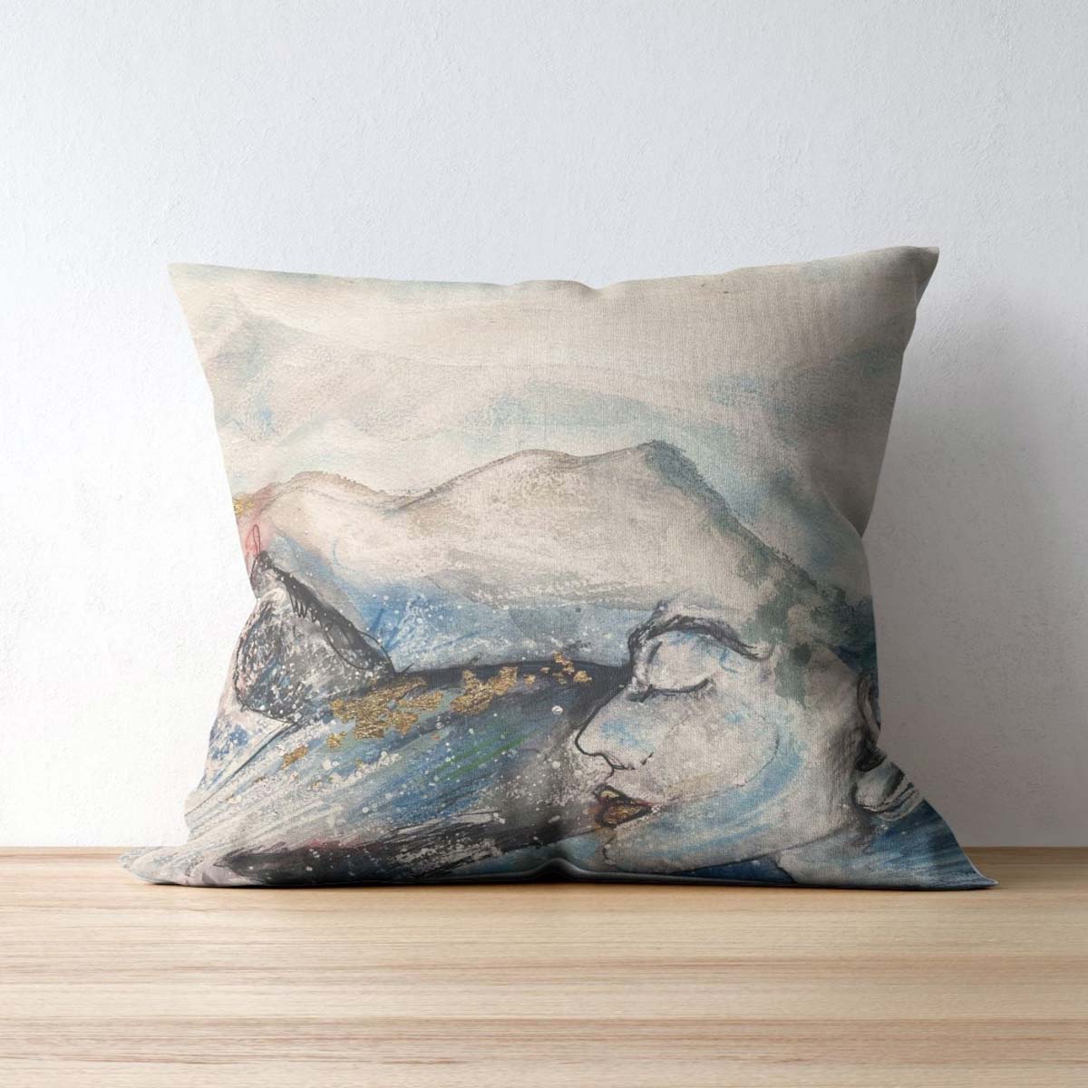 Ocean Embrace Limited Edition Scatter Pillow 50 x 50 by Tanja van Biljon