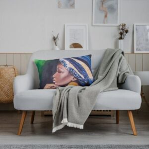 African Beauty Limited Edition Scatter Pillow by Tanja van Biljon