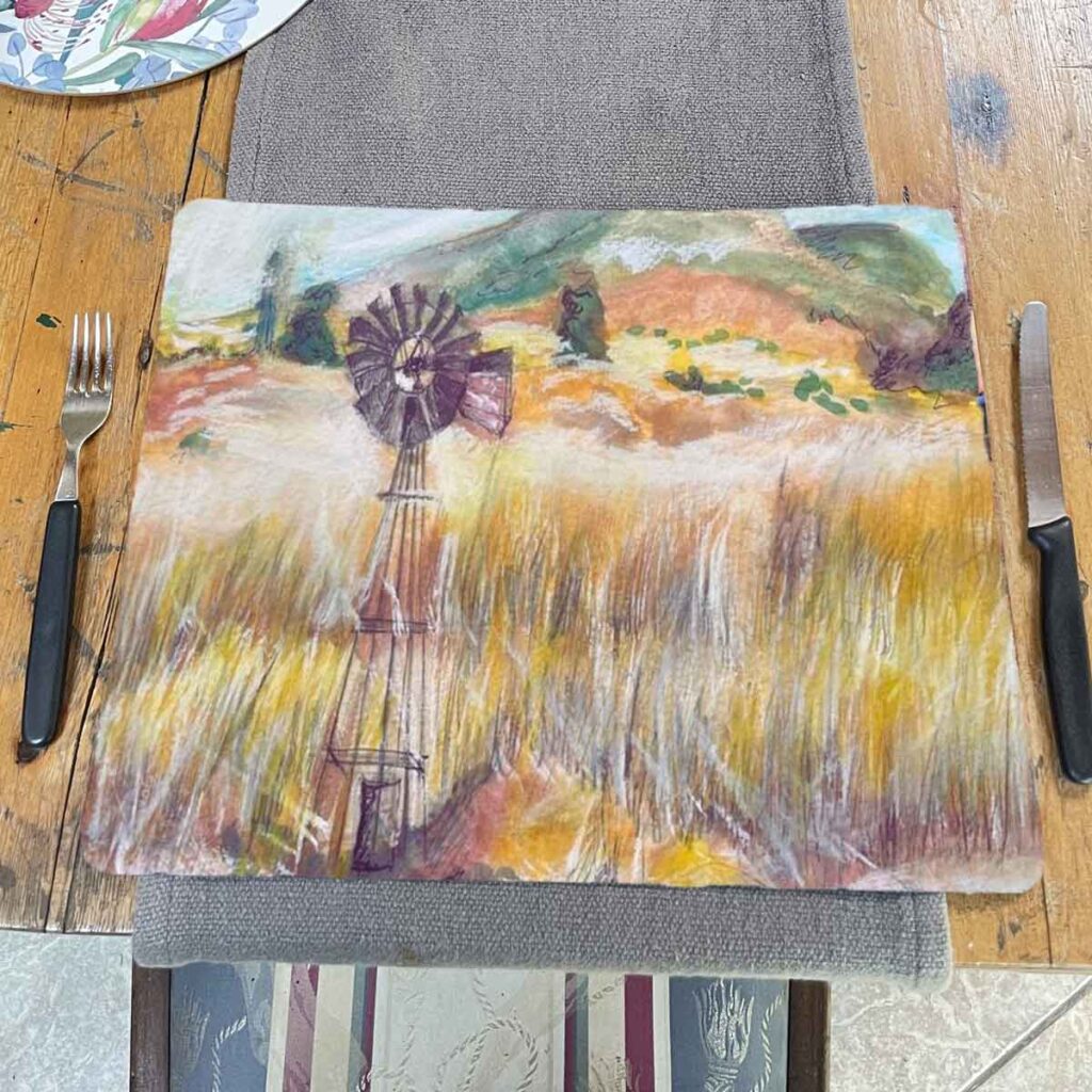Rond-Om-Mooi Windpomp Limited Edition Art Placemat Set