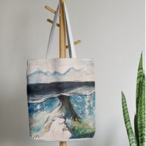 Whale Song Rising Limited Edition Art Tote Bag